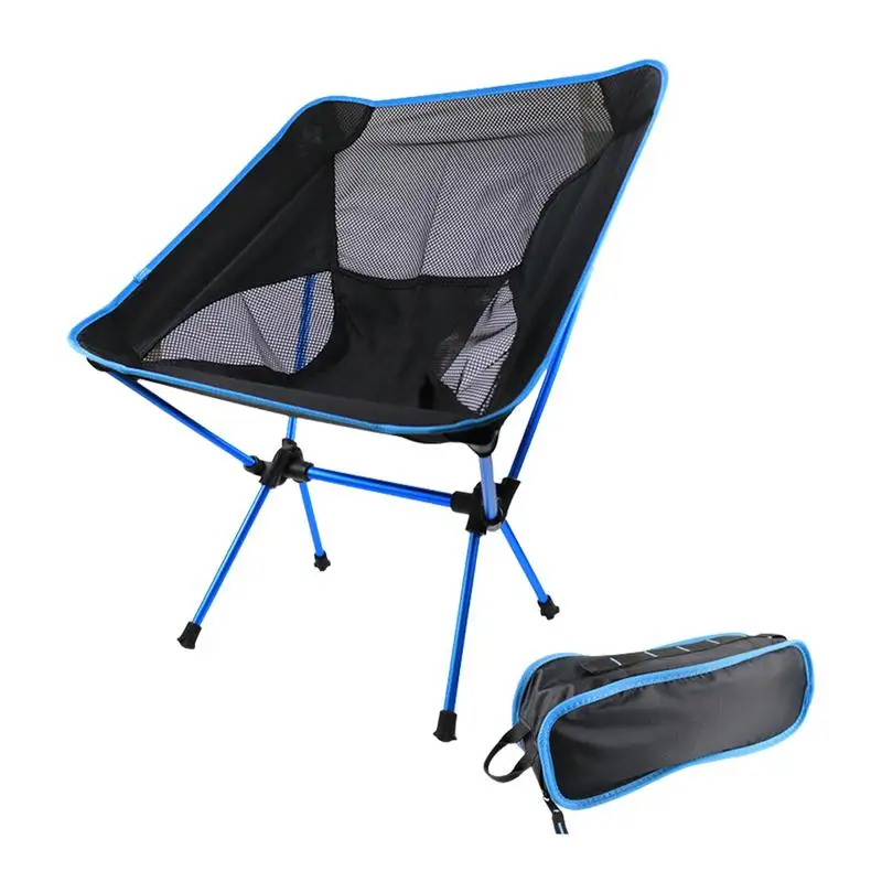 

Ultralight Camping Chair Outdoor Compact Folding Chairs Lazy Fishing Camp Chair Quick Setup Backpacking Chairs For BBQ Beach