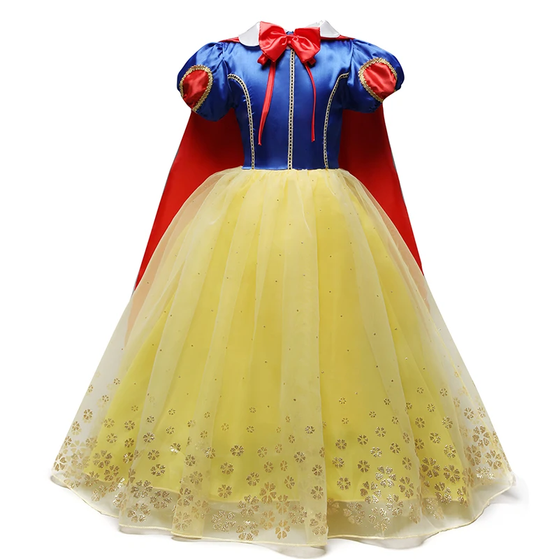 Girls Dress Princess Costume Children Cosplay Party Disfraz Kids Halloween Robe Fille | Детская одежда и обувь