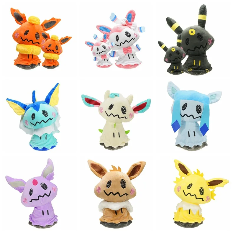 

Takara Tomy Mimikyu Eevee Pokemoned мягкая игрушка милый эльф аниме производные игрушки подарок для детей