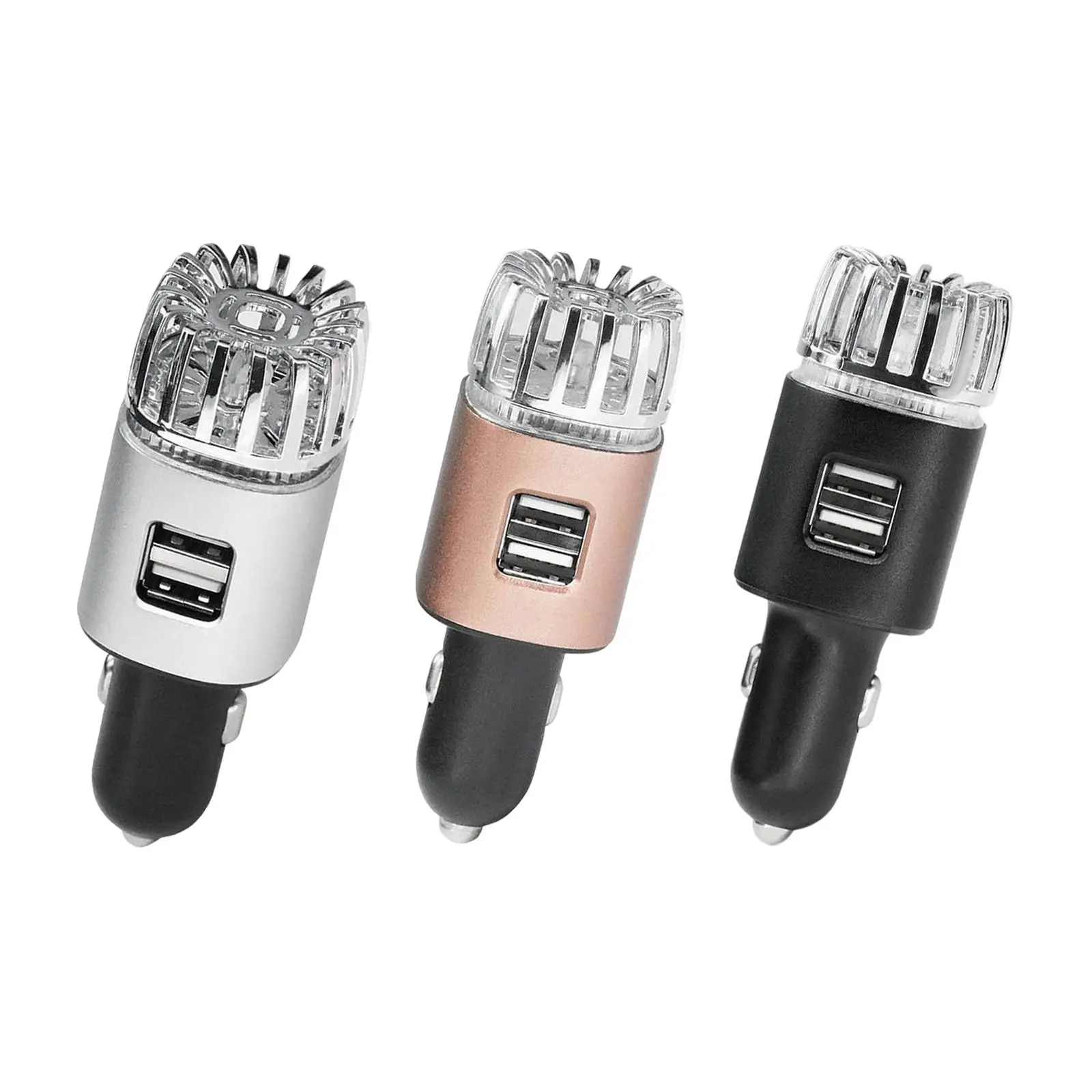 Автомобильный очиститель 2 в 1 ионизатор ионный освежитель воздуха с USB-портами
