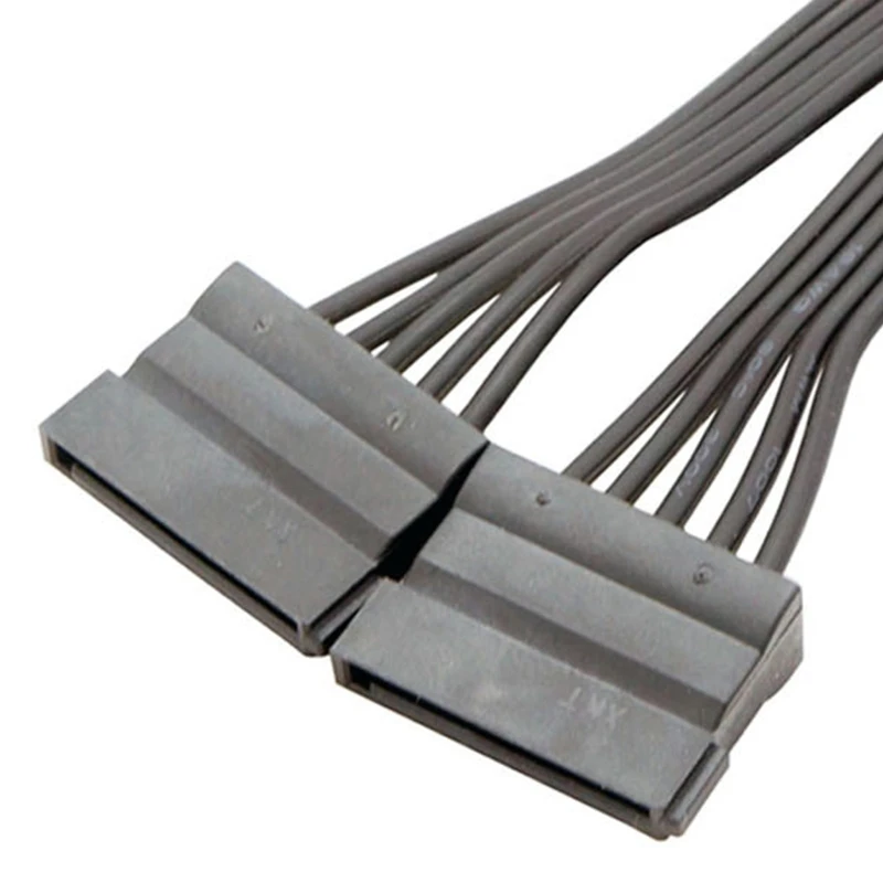 Кабель-разветвитель Sata кабель питания для жесткого диска SSD HDD 15 Pin папа-мама 2 x