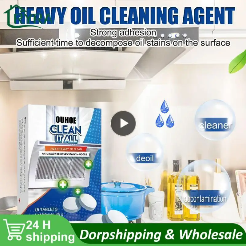 

Kitchen Cleaning Effervescent Tablets Decontamination Oil Stains Effervescent Tablets All-around Cleaning