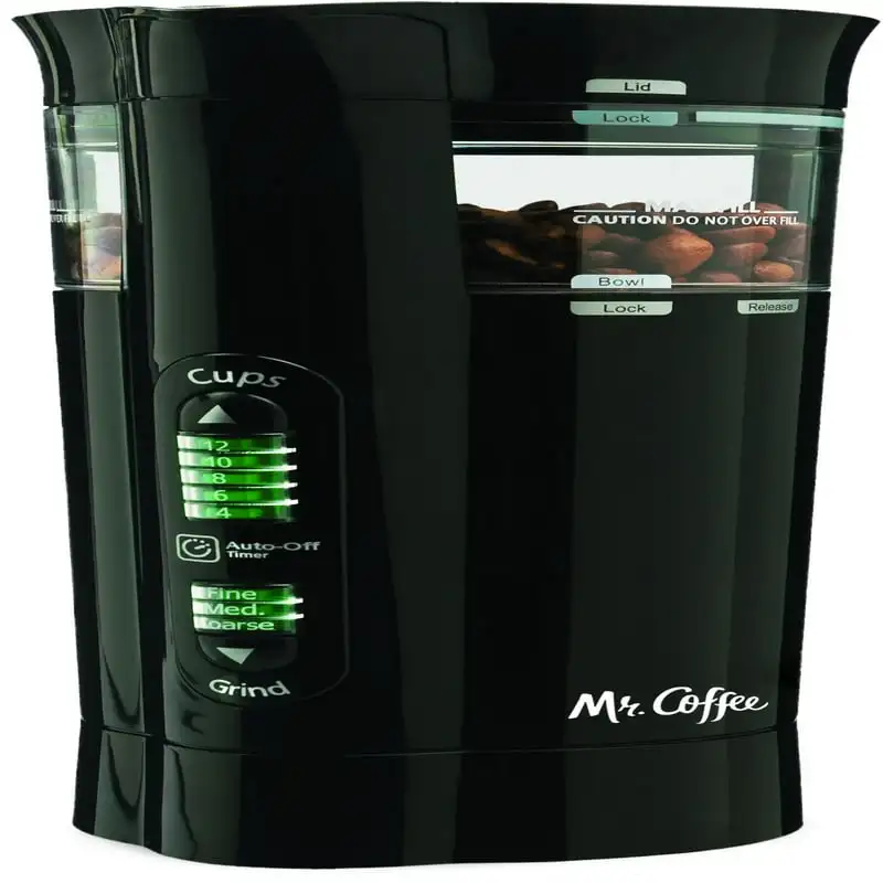 

12 Cup Plastic Coffee Grinder in Black Coffee distributor temper Espresso coffee maker Force tamper 커피바스켓 브러쉬 Co