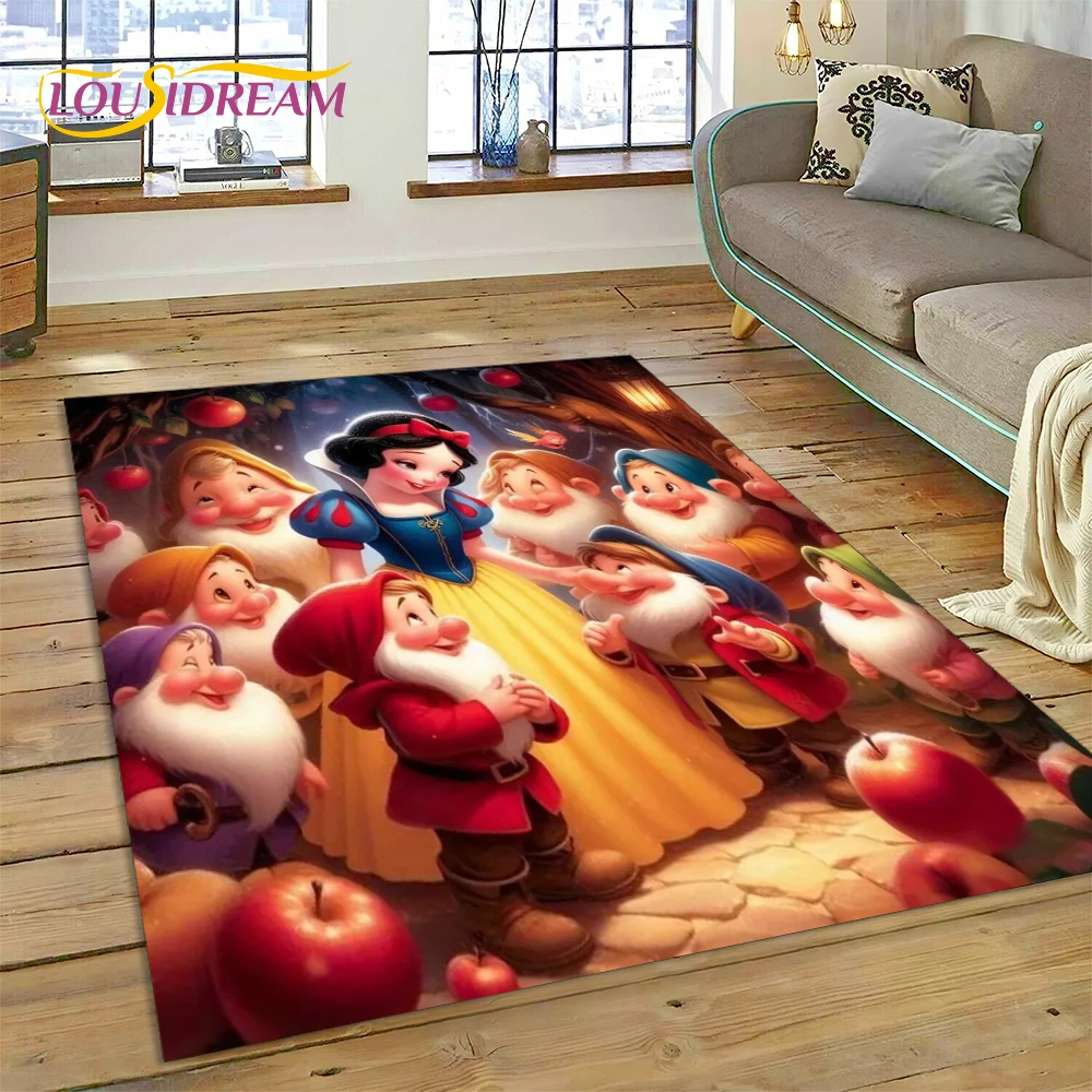 Ковер Белоснежки принцессы с героями мультфильмов для девочек ковер дома