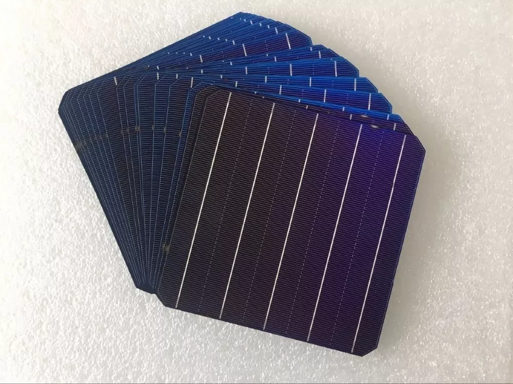 

NEW2023 Promotion!!! 50pcs 21% 5.1W 156mm5BB molycrystalline Solar cell for DIY solar panel