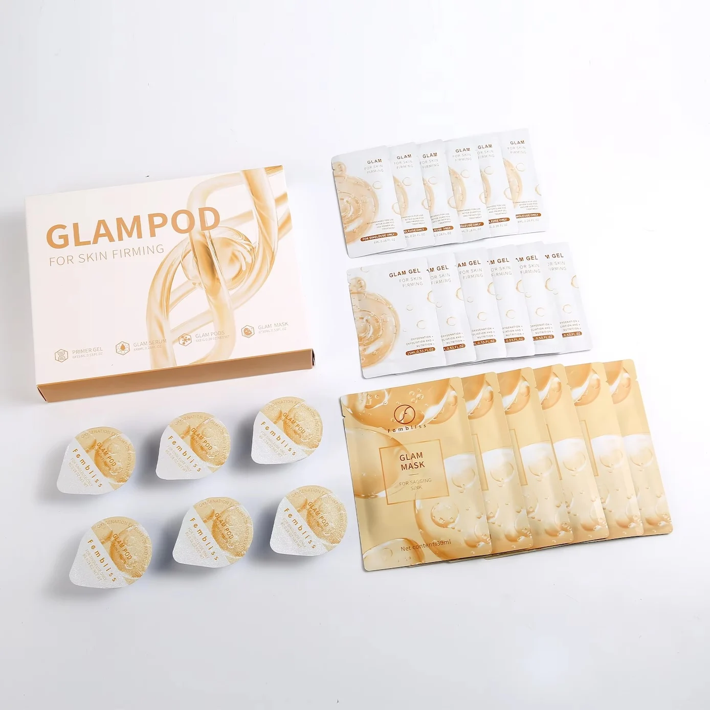 Фото Капсулы CO2 для кислородной терапии LuxuryKits: сыворотка и кислородные капсулы для аппарата CO2 Bubble Facial Machine, набор 4-в-1, гель-сыворотка, маска CO2-капсула №4