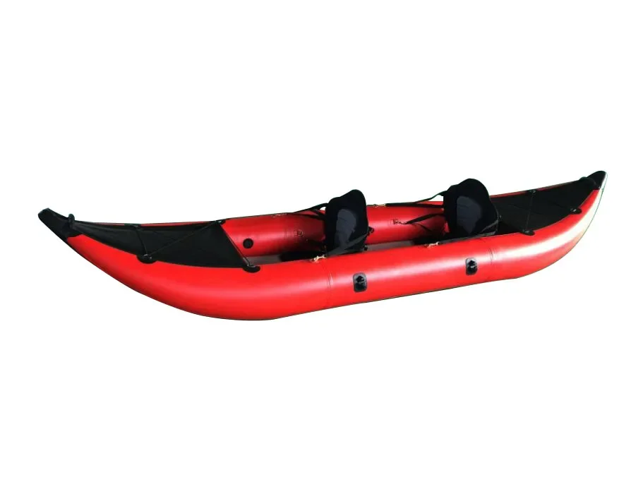 Водный спорт прочный ПВХ каяк каноэ складной двойной надувной 2 человека