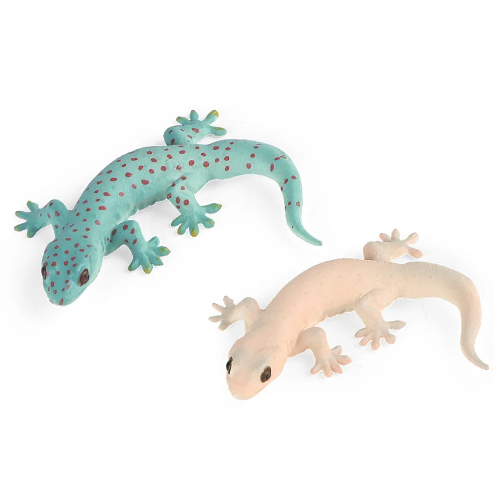 

Simulation Gecko Animal Model Desktop Lizard Decoration Toy Figure Crawling Toys
