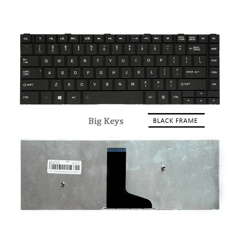 

Nieuwe Laptop Toetsenbord Voor Toshiba L40D-A C40-A C40D C40-A C45 C45T L40-A