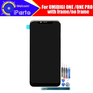 ЖК-дисплей UMIDIGI ONE 5,9 дюйма, кодирующий преобразователь сенсорного экрана в сборе Оригинальный Новый ЖК-дисплей с сенсорным дигитайзером для UMIDIGI ONE PRO с инструментами