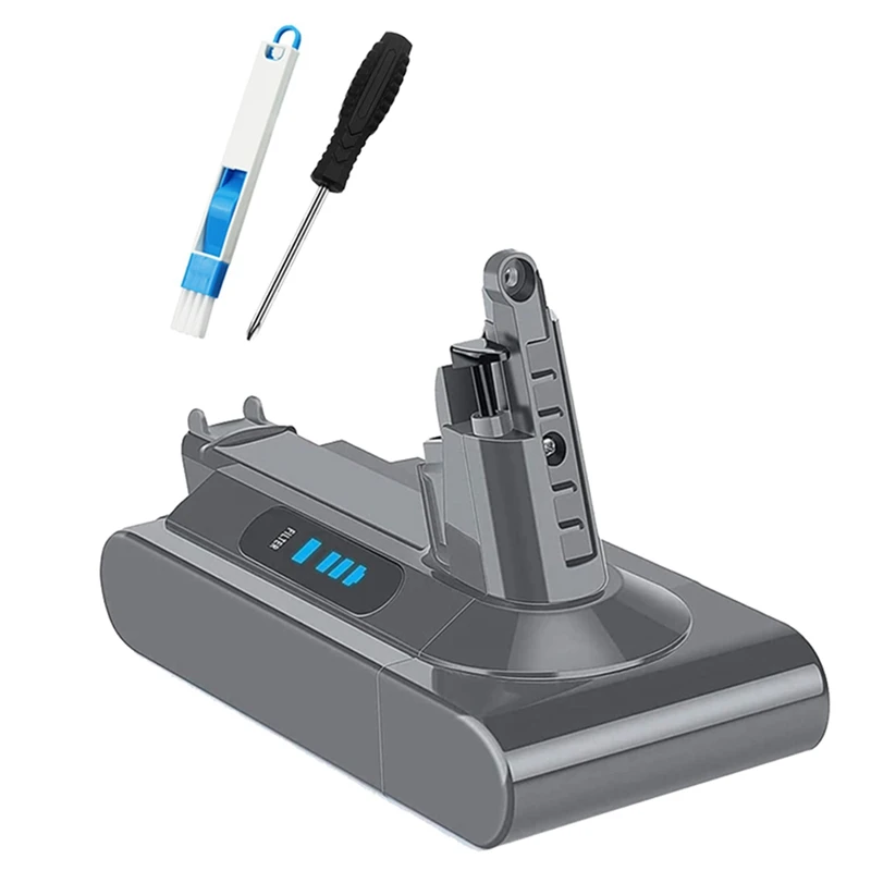 

Replace V10 Battery Adapter+Brush+Screwdriver 21.6V For Dyson V10 SV12 V10 Fluffy V10 Animal Absolute Vacuum Cleaners
