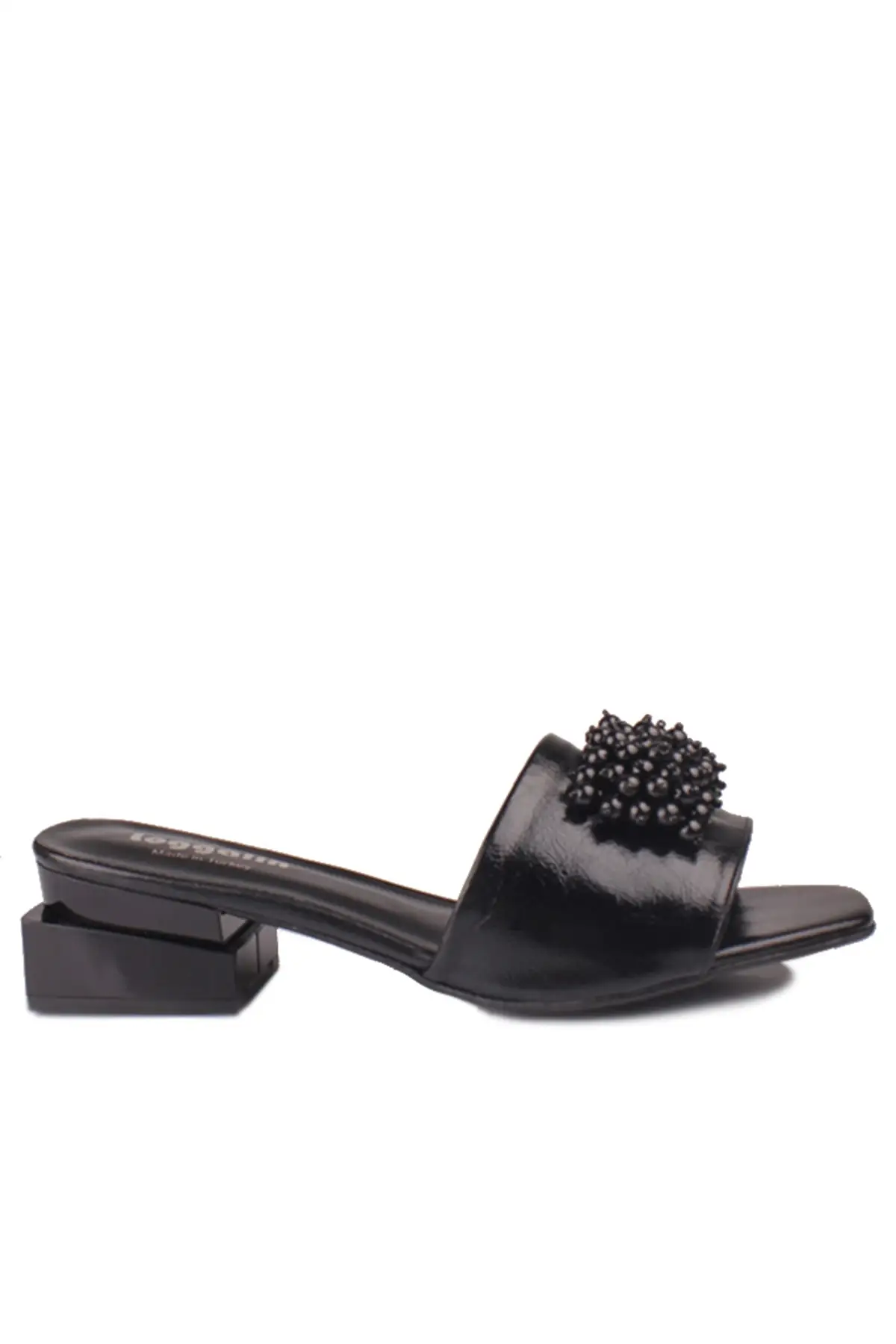 

Women black big size slippers