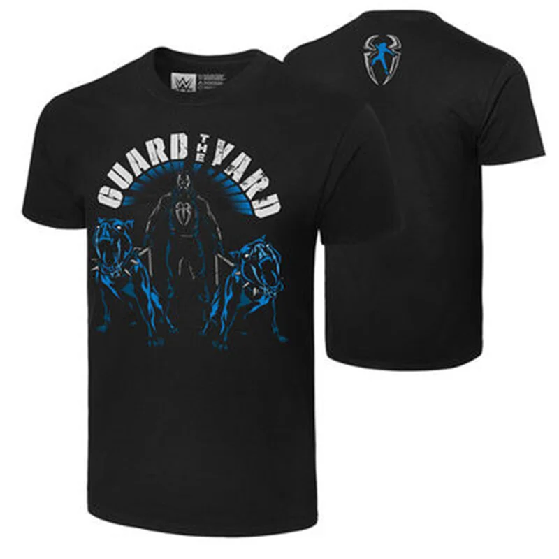 

2022 New Summer Men T-shirts Fitness Wear Wrestling Tshirt Printed Tees Tops Pullover Fashion O-Neck Short Sleeve European Size