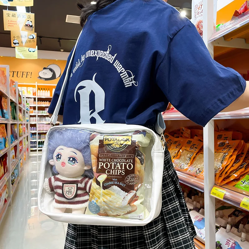 Женская сумка через плечо из искусственной кожи