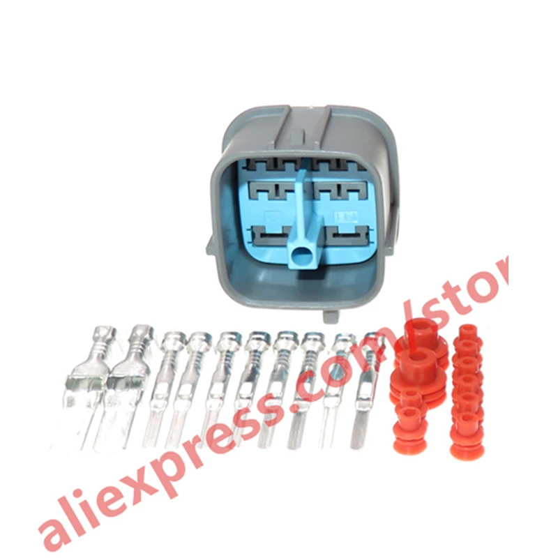 

1 шт. 10-контактный 6189-0555 6181-0381 6918-1267 Автомобильная док-станция «папа-мама» Большой токовый разъем 2,2 6,3 серии Композитный разъем