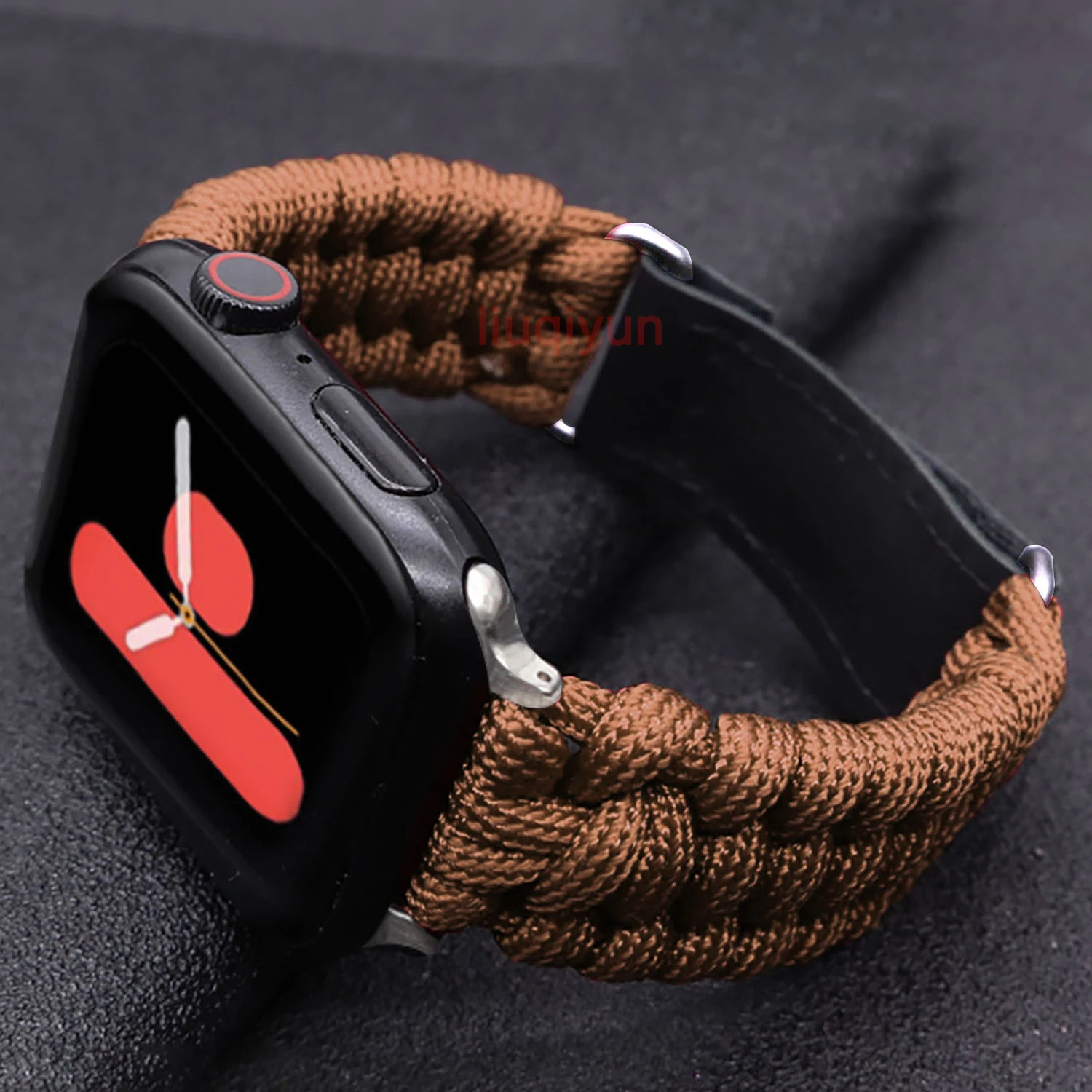 

Ремешок нейлоновый для Apple Watch Band Ultra 49 мм 8 7 45 мм 41 мм, спортивный уличный браслет для iWatch Series SE 6 5 4 3 44 мм 42 мм 40 38 мм