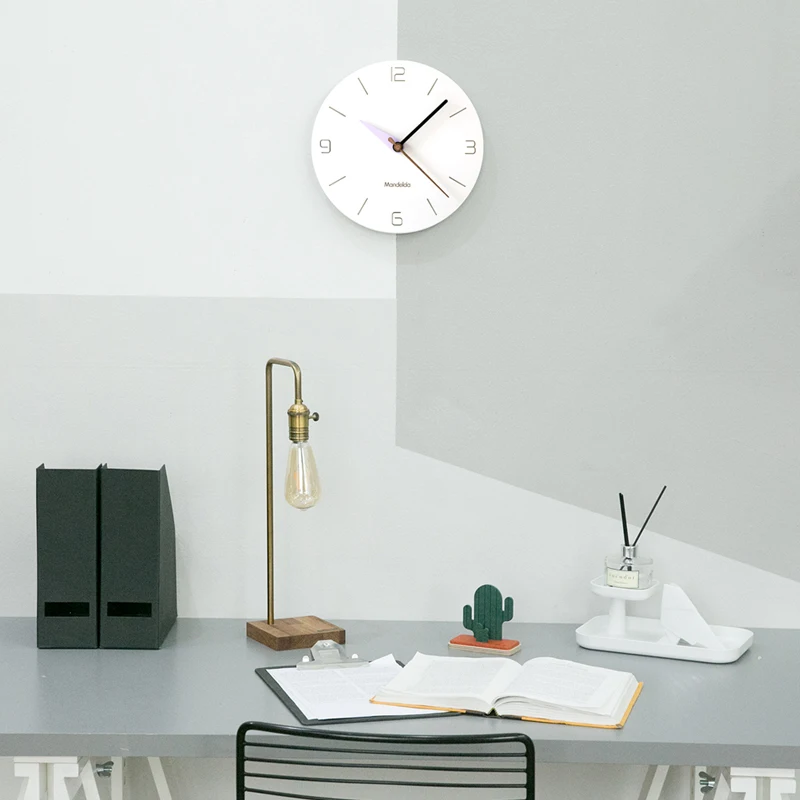 

Nordic Silence Wall Clocks Pro-environment Creativity Wall Clocks Modern Simple Reloj Pared Wall Clock for Kids Rooms EK50bgz