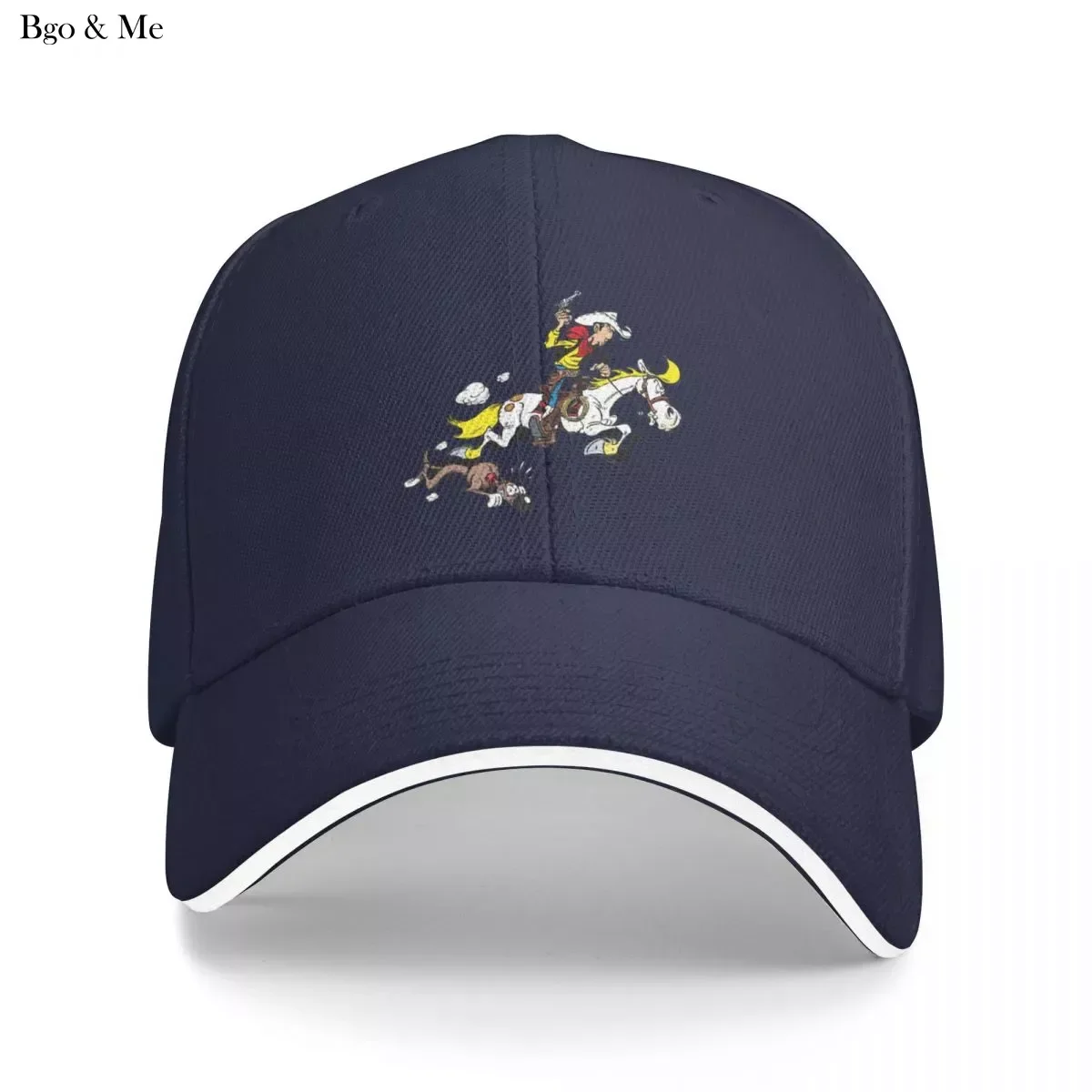 

Новинка 2023 бейсболка Lucky Luke Солнцезащитная шляпа большого размера Роскошная шляпа забавная шляпа Женская Мужская