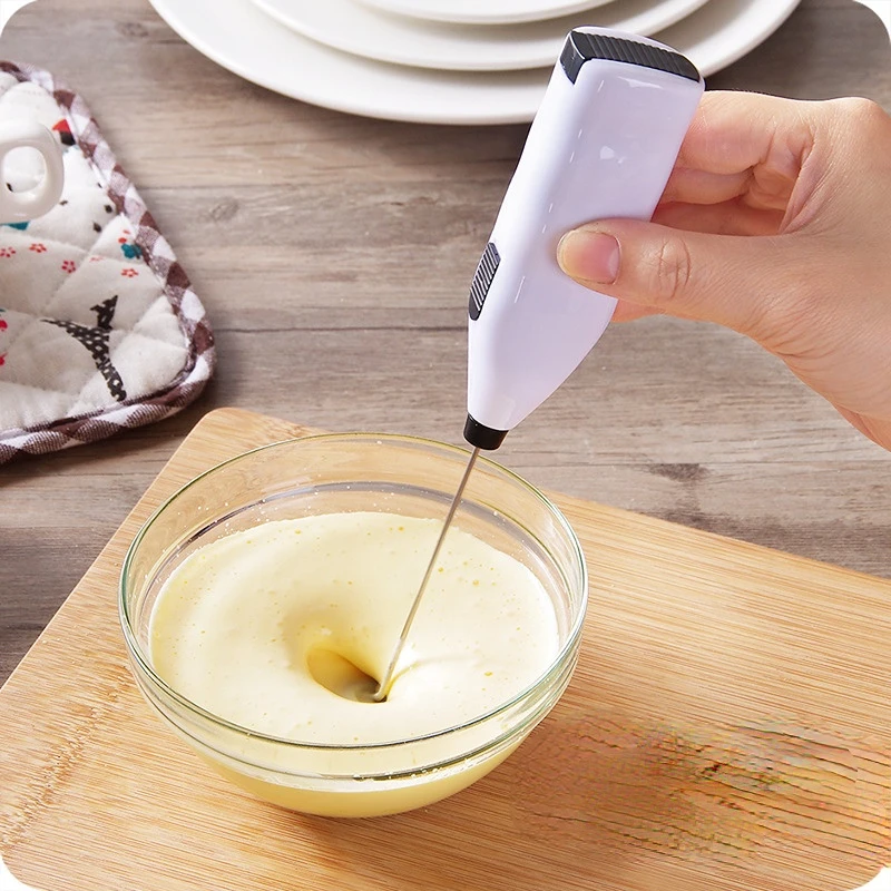 

Электрический ручной взбиватель яиц, блендер из нержавеющей стали для кофе, молока, чая, взбиватель молока, домашний кухонный венчик, аксессуары для готовки