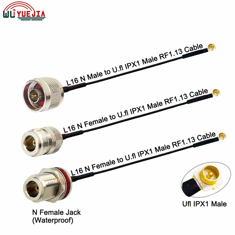 1 шт. uFL/u.FL/телефон со штекером L16 N штекер/водонепроницаемый антенна Wi-Fi