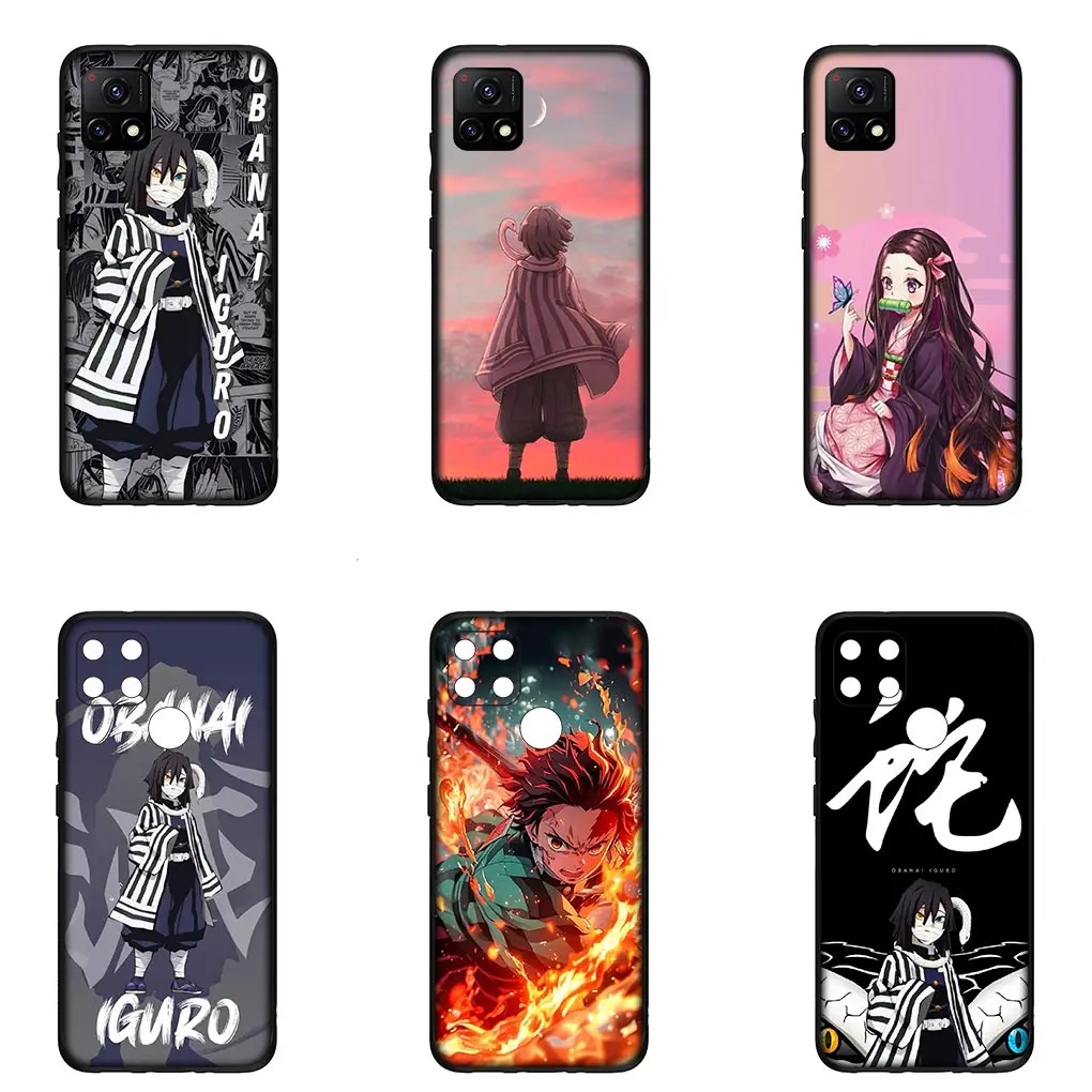 Чехол для телефона Iguro Obanai Demon Slayer Nezuko Xiaomi Redmi Note 13 8 7 12 Pro A3 13C 12C 14C 8A 7A 8T A3X 4G 5G Case