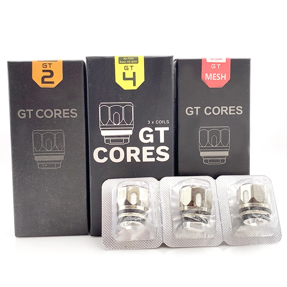 

3Pcs/box GT Mesh Coil Cores GT2 GT4 GT6 GT8 Mesh Replacement Coils Fit NRG Tank SE Atomizer Revenger /X/Go Swag Switcher Kit