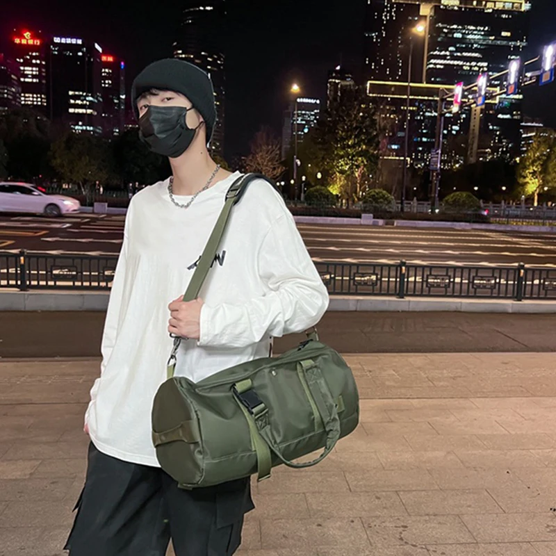 Travel Handbag for Men Women Portable Weekend Shoulder Duffle Large Capacity Luggage Waterproof Nylon Casual Overnight Pack XM3