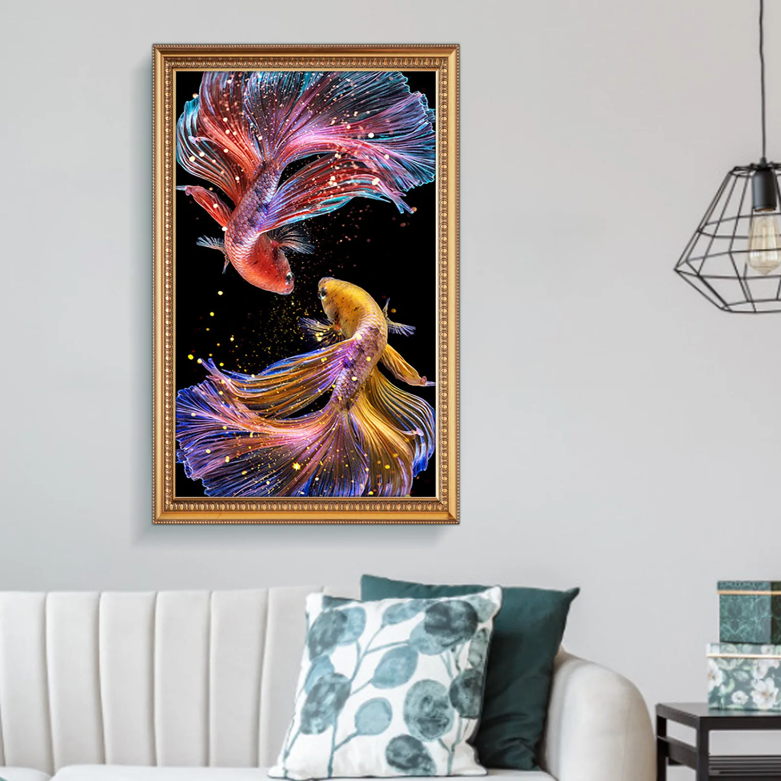 Алмазная 5d картина сделай сам золотая рыбка мозаика алмазная вышивка Набор для