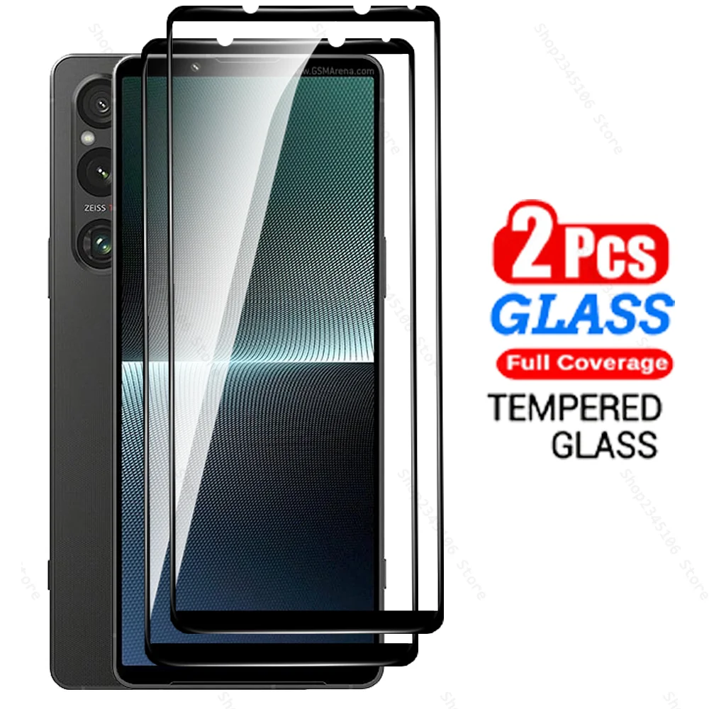 

2Pcs Full Glue Clear Glas For Sony Xperia 1 10 V 5G Tempered Glass Screen Protector Xperia10 Xperia1 V Xperia10V Xperia1V 1V 10V