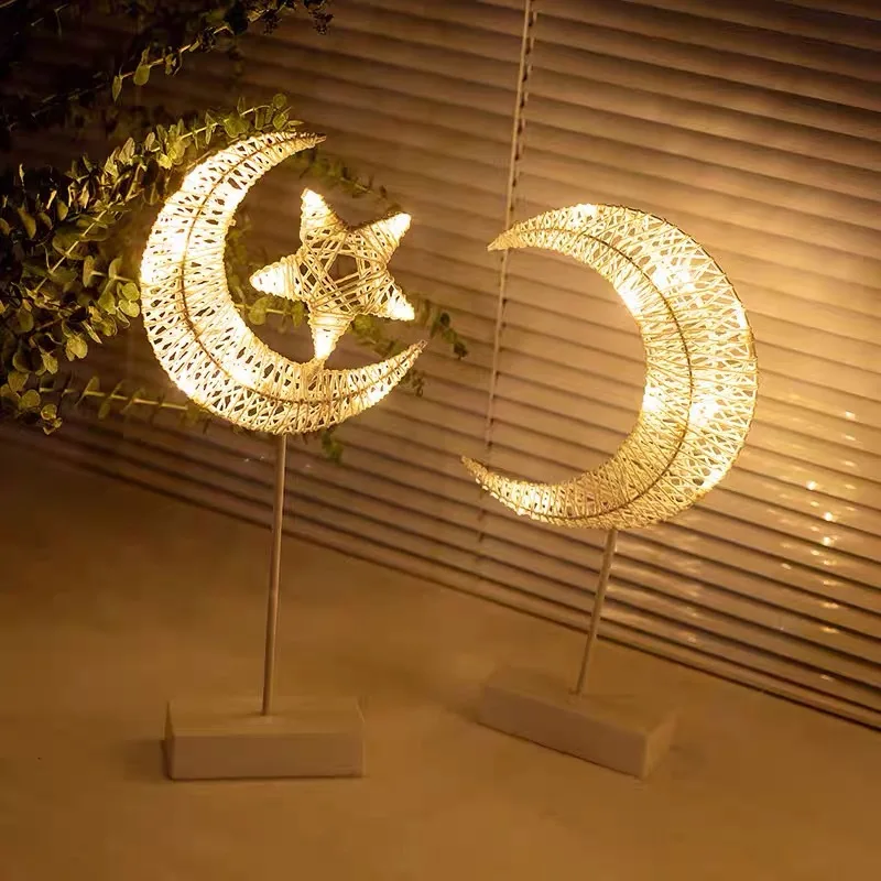 

Светодиодный ночной Светильник из ротанга, Волшебная Лунная лампа, праздничный светильник, домашний декор, спальни, прикроватная лампа, атмосферный светильник