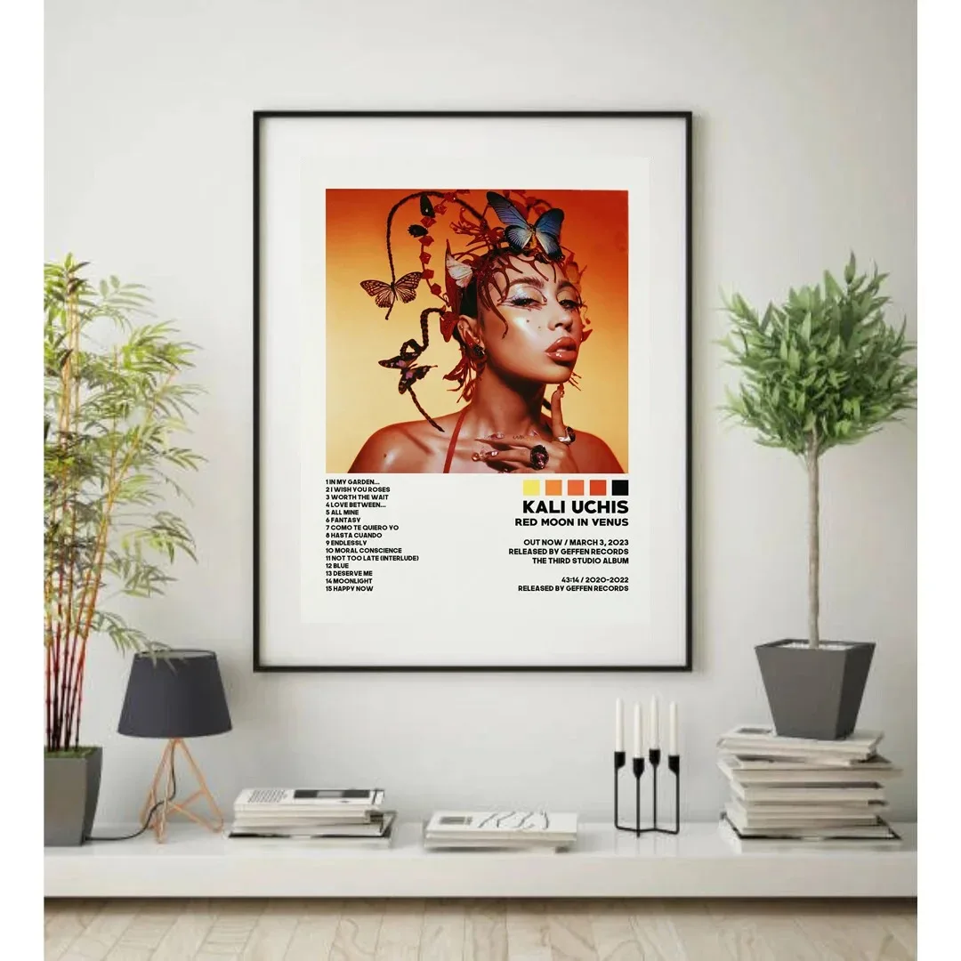 HD Настенный Художественный Постер Venus Red Moon Kalley Learning Pop Music Обложка Альбома