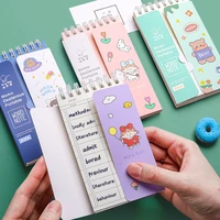 mini pocket notebook 4piecesset learning words notebook language new knowledge point student class notebook stationery