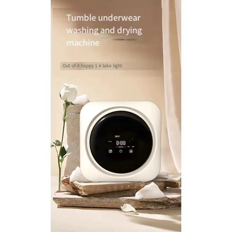 Автоматический тампон Mini Lavadora Montada en la Pared ropa interior escritorio para niños y bebés lavadora secado todo uno