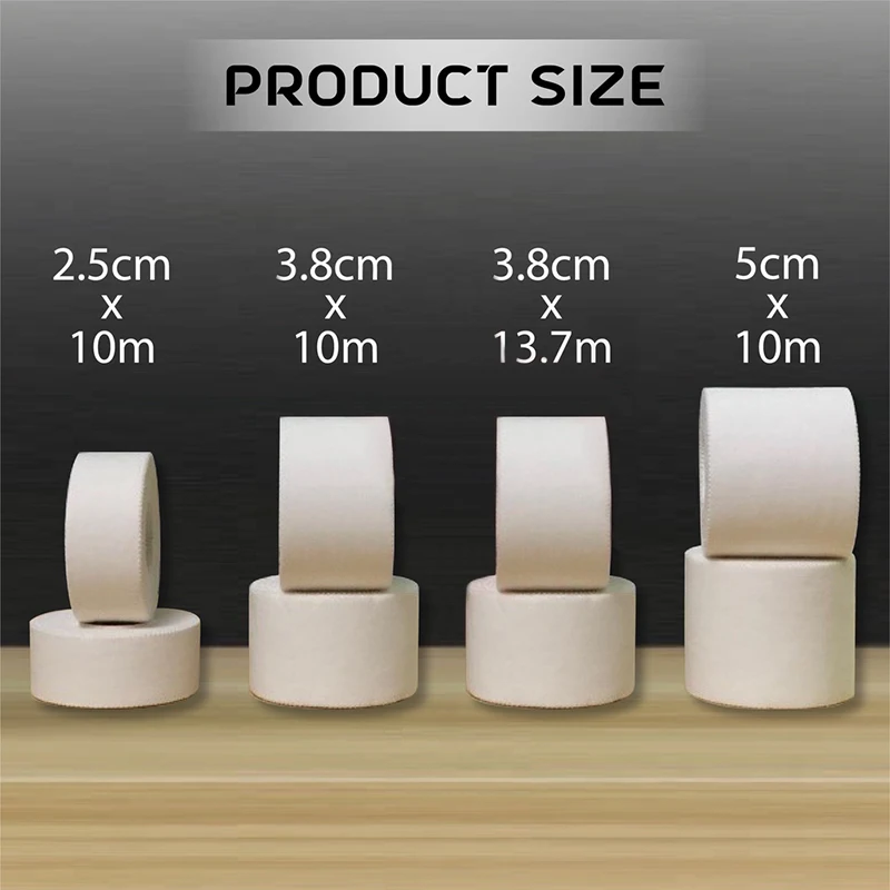 Спортивная бандажная белая Защитная хлопковая лента для фиксации края зубов