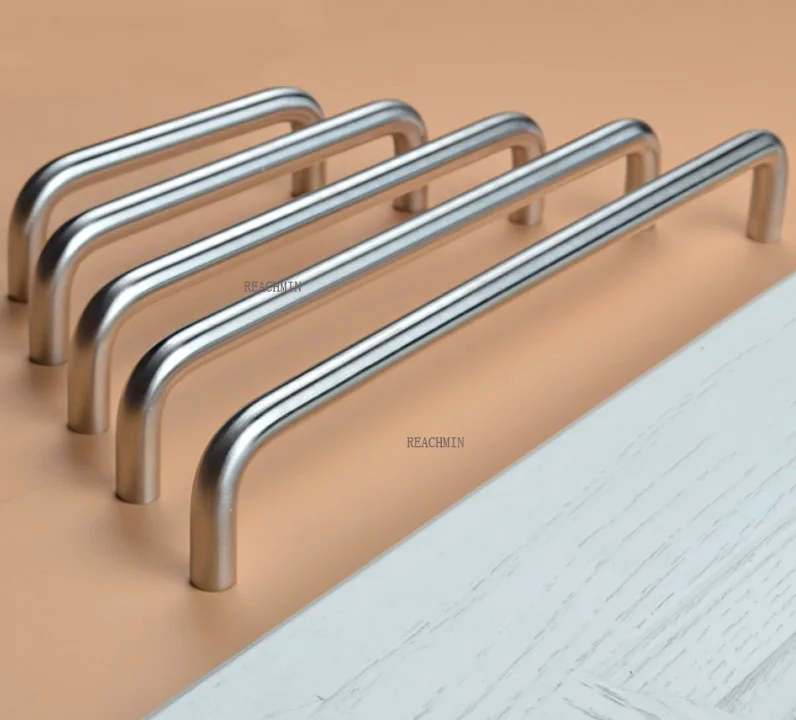 

4PCS/LOT Solid Stainless Steel Kitchen Closet Cupboard Furniture Cabinet Handle Pull Bar Industrial Case