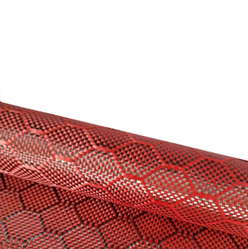Фото Ткань из смешанного волокна из арамидного углеродного волокна, красный/желтый/синий/зеленый/фиолетовый/серый черный №4