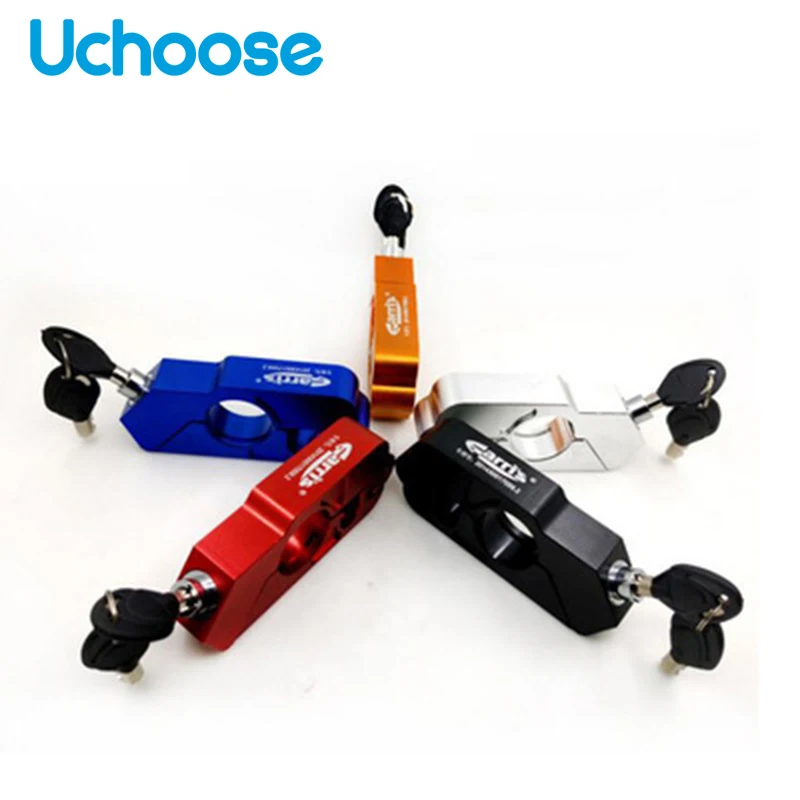 

Fit Scooter ATV Anti-theft Explosion-proof Motorcycle Security Safety Grip Locks Brake Lever Disc Locking More Colors