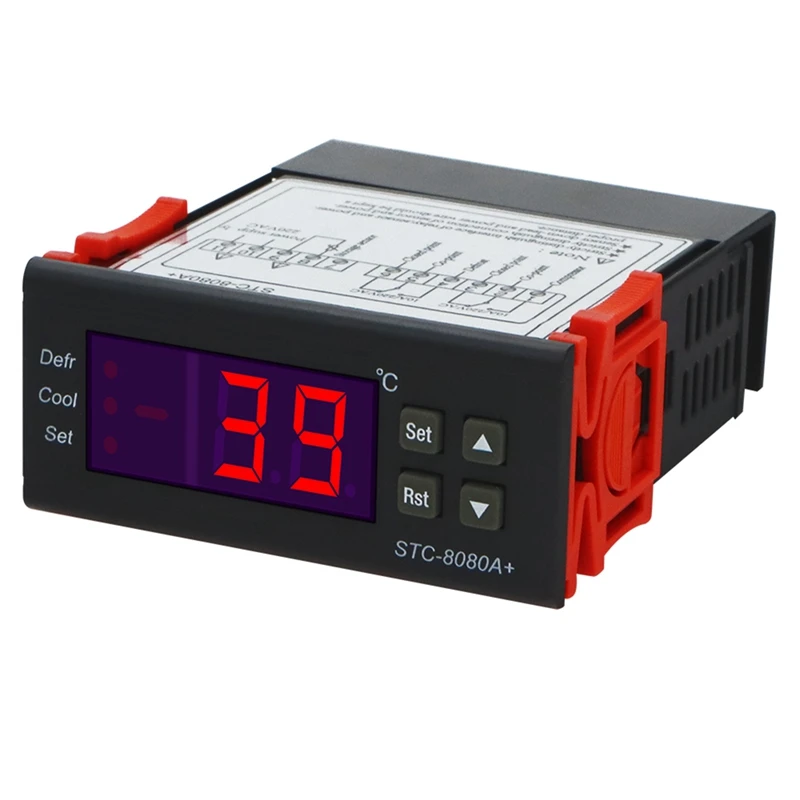 

Promotion! STC-8080A+Digital Temperature Controller 220V Regulator Cold Storage Freezer Sensor Hygrometer 40%