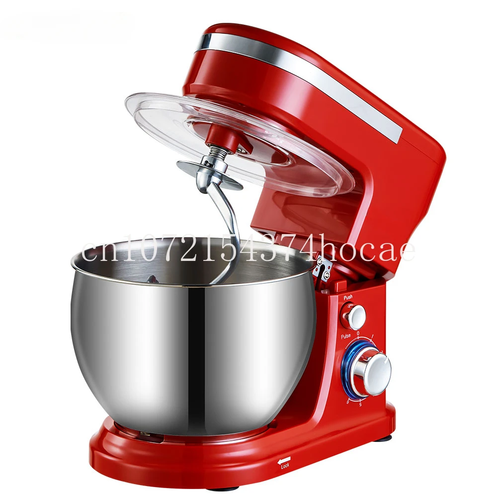 

6L/5L Mixer Planetary 6-speed Kitchen Food Blender Stainless Steel Bowl Cake Mixer Machine Kneader Cream Egg Whisk
