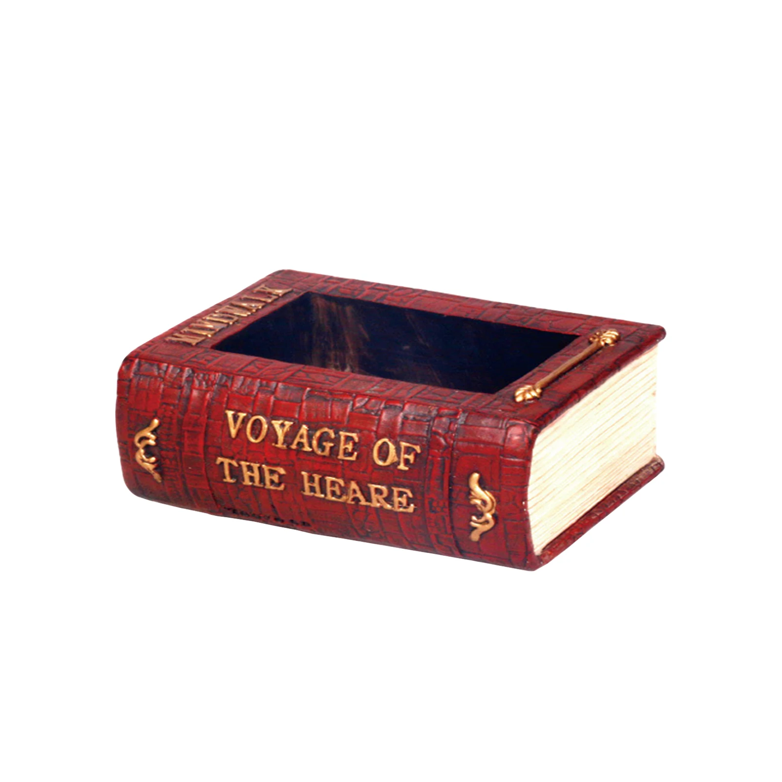 

Display Flower Pot Resin For Succulent Office Literature Book Vintage Desktop Art Craft Living Room DIY Plant Holder Home Decor