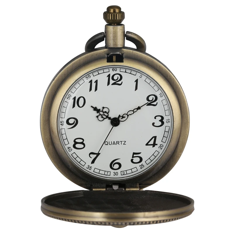 Best Gifts to Men United States Air Force Army Navy Theme Bronze Retro Quartz Pocket Watch Necklace Pendant Accessories Gift Set