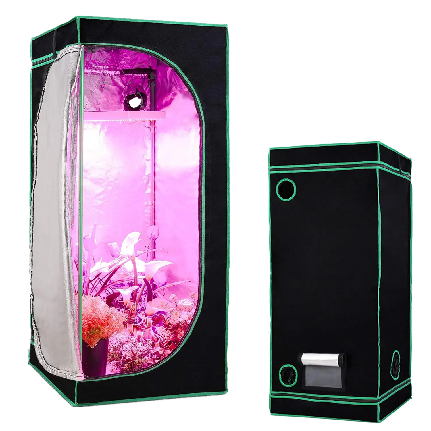 

Grow Tent Reflective Mylar Hydroponic Grow Tent | Indoor Plants Tent Greenhouse Grow Tent | Darkroom Pant Tent 60 x 140 cm