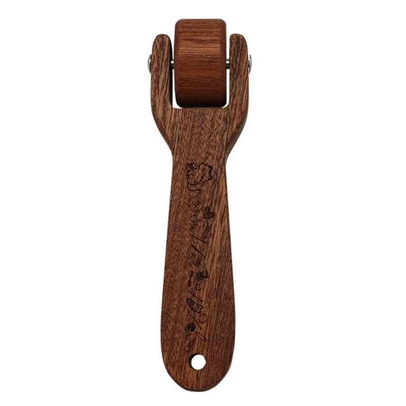 Деревянный прижимной роликовый инструмент для шитья лоскутных обоев с принтом