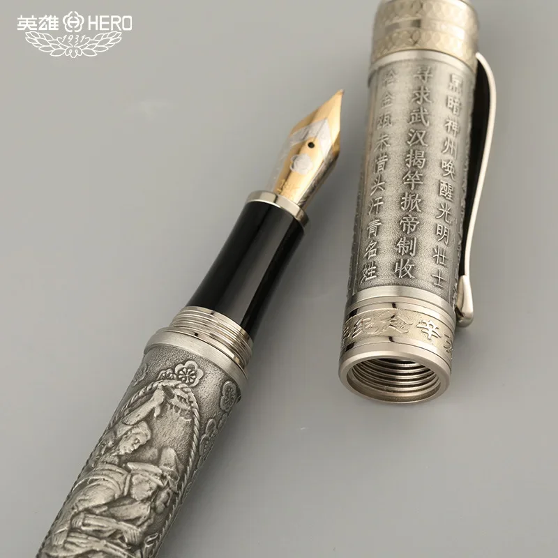 Фото Памятная ручка HERO Hero 1911, Xinhai Revolution, ручка из золота 18 карат, ограниченная серия, подарок, подарочная коробка для празднования дня рождения №4