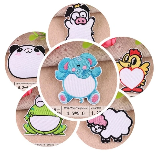 10 шт. вышитые нашивки пустые значки с именем железо на мультяшном мотиве