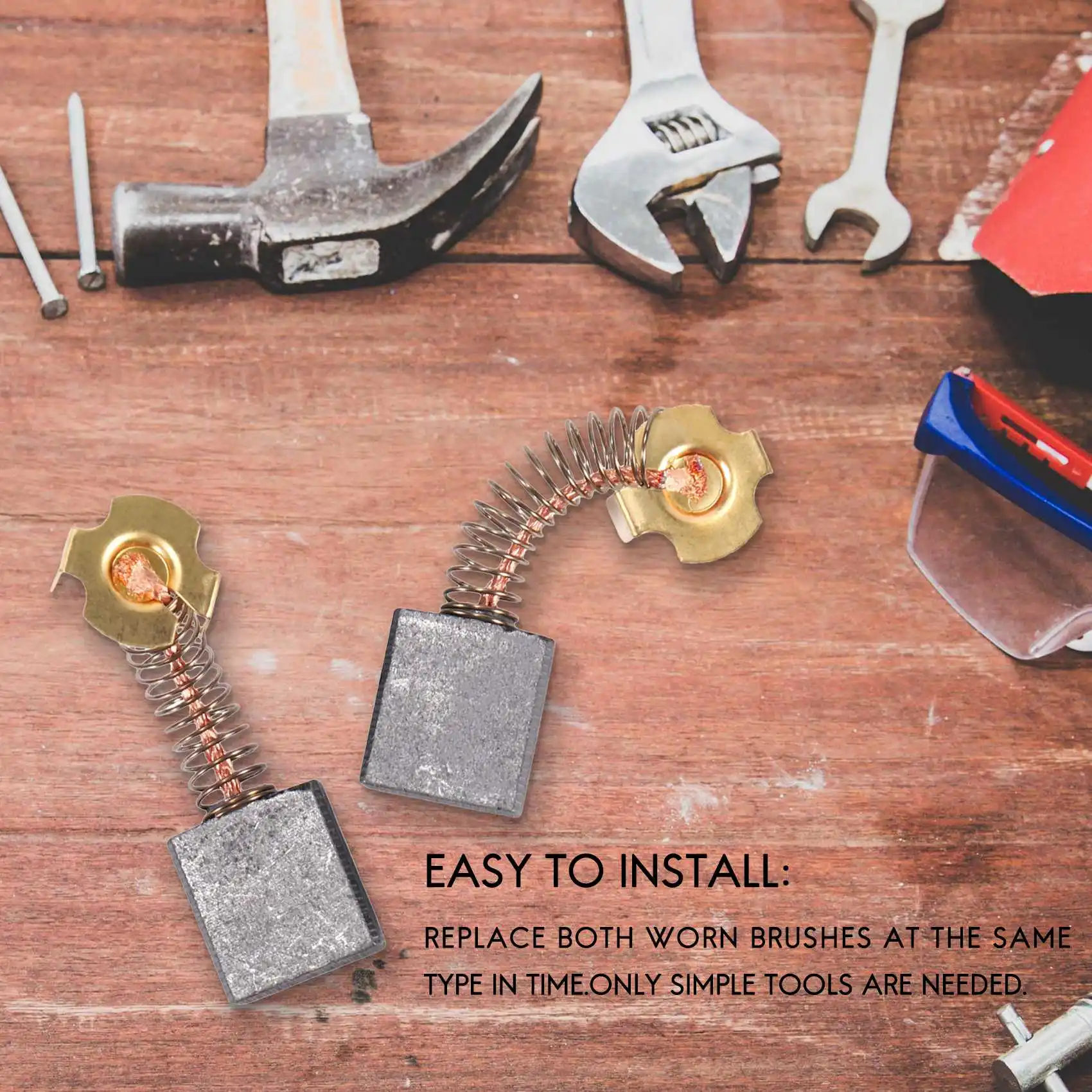 6 ПАКЕТ 614367 -00 Замена угольных щеток Угольные щетки для DW703 DW713 DW715 Too Заменяет 5140024