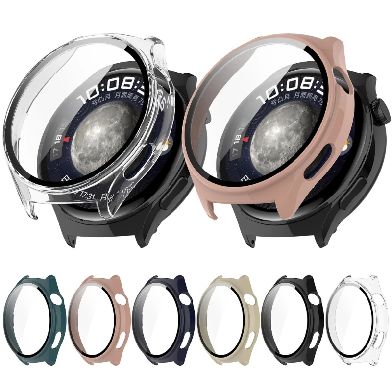 

Shockproof PC Case Protectors for Watch 4 Smartwatch Durable Housing Protections Shells Waterproof Watch Cover