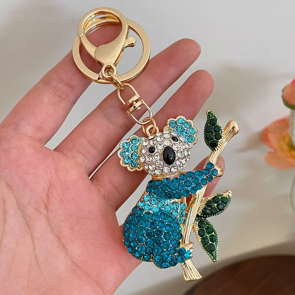 Милый горный хрусталь кристалл слабка коала брелок животное Коала медведь для