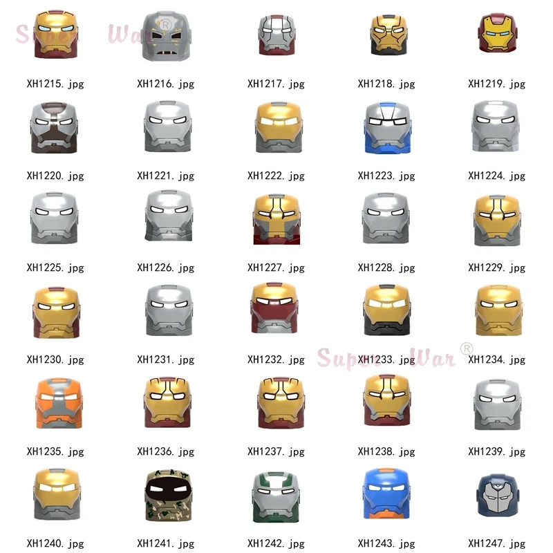 

Single Figures Head accessories Building Blocks toys for children Series-035