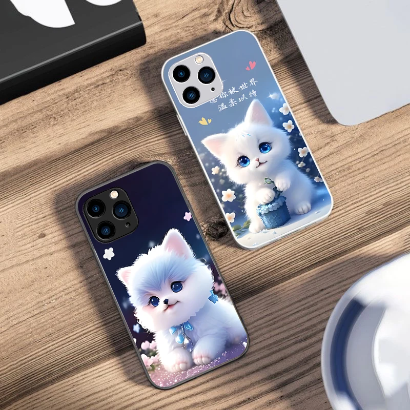 Фото Чехол для телефона из закаленного стекла для IPhone 16 Pro Max 15 Pro 14 13 12 Mini 11 XS Max XR 7 8 Plus SE 2022 №5